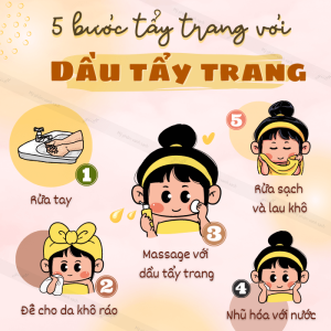 dùng nước tẩy trang bao nhiêu lần 1 ngày