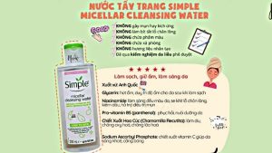 Cách Dùng Nước Tẩy Trang (Simple) Hiệu Quả Nhất Cho Làn Da Sạch Sâu